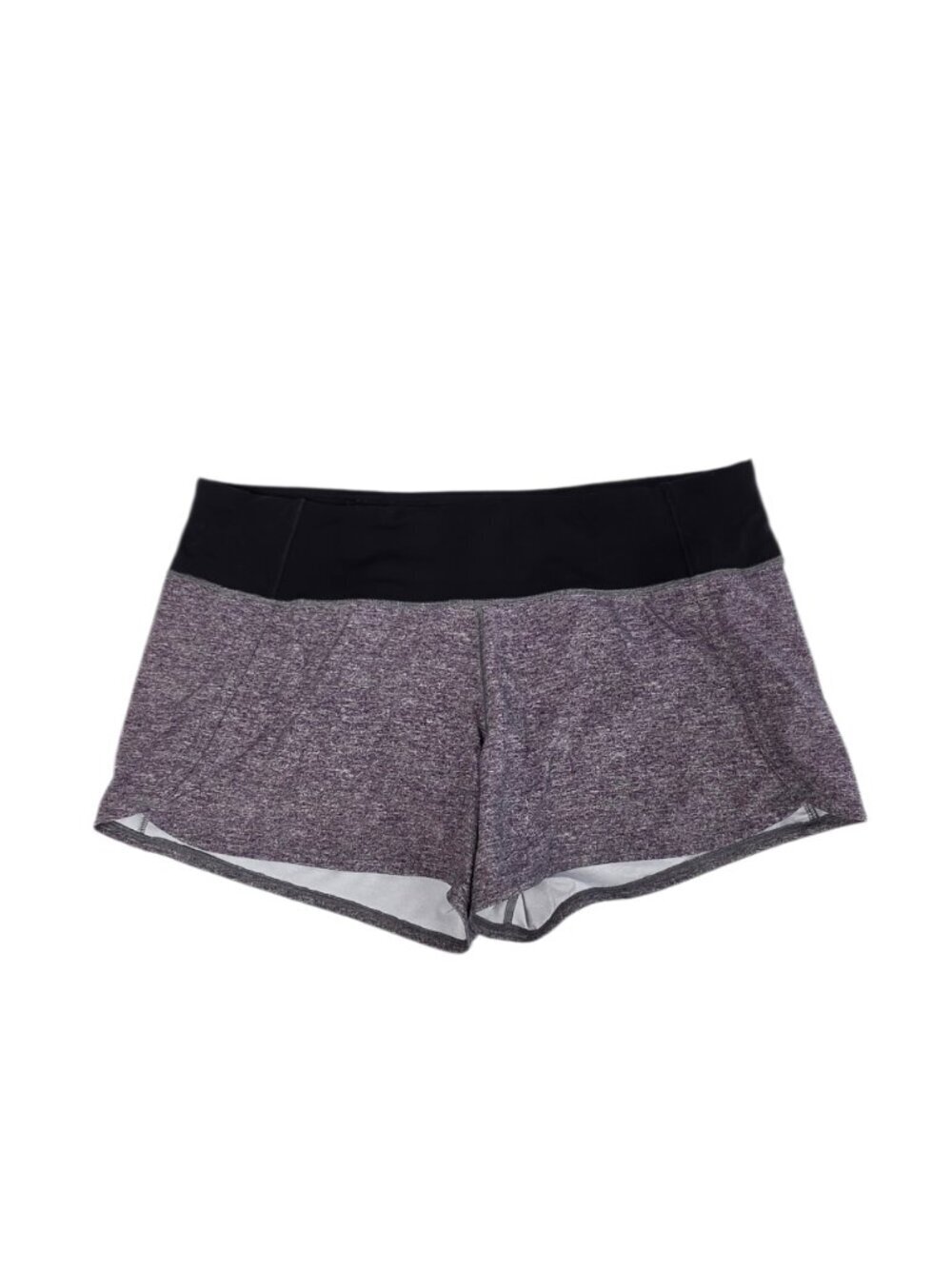 Lululemon Run Times Short II *4" Heather Lux Multi Black, Lined, Size 10